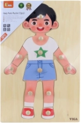 Dřevěná vkládačka – chlapec