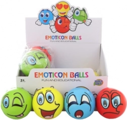 Měkký míček s obličejem