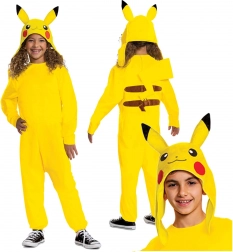Dětský kostým POKEMON Pikachu kigurumi 127–136 cm (7–8 let)