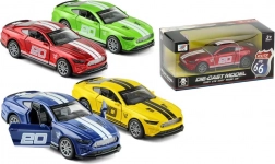 Sportovní kovové autíčko s otevíracími dveřmi