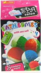 Sada na výrobu koupelových bomb – jahodové mojito