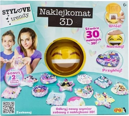 Naklejkomat 3D od Epee – kreativní výrobník samolepek