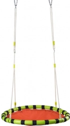 WOODY skládací houpací kruh, oranžový, průměr 103 cm