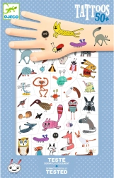 Dočasná tetování roztomilé potvůrky DJECO