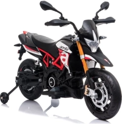 Dětská elektrická motorka APRILIA A007 černo‑červená