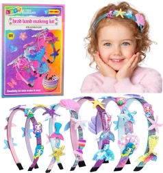 Kreativní DIY sada na výrobu čelenek – mořská panna a mušličky