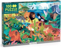 Mudpuppy puzzle Zvířata světa 100 dílků