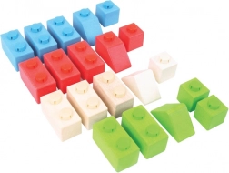 Bigjigs Baby Dřevěné Stavebnice Primary Set