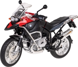 Motocykl bmw r 1200 gs model 1:9 rastar – Červená