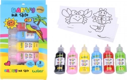 Barvy na sklo se třpytkami 5+1