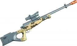 Odstřelovací pěnová puška – dětský set 87 cm