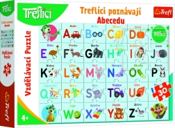 Puzzle Treflíci poznávají abecedu 30 dílků