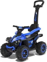 Dětské odrážedlo s vodicí tyčí Baby Mix Mega modré