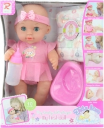 Miminko se zvuky a čůráním s doplňky