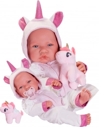 Antonio Juan realistická panenka miminko 42 cm celovinylové tělo