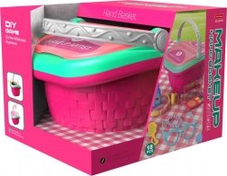 Hrací set make-up košík pro malé parádnice