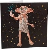Crystal Art pohlednice Dobby 18 × 18 cm