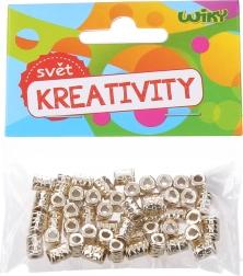 Zlaté korálky 5x7 mm