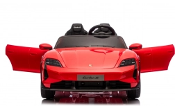 Dětské elektrické autíčko PORSCHE Taycan Turbo S – červené