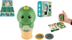 Dětské razítko se samolepkami dinosaurus – kreativní sada