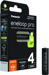 Nabíjecí baterie ENELOOP PRO AAA 930 mAh – sada 4 ks