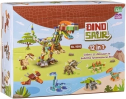 Stavebnice Kostky Dinosaurus 12 v 1