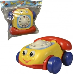 Telefon na tahání se šňůrkou 18 cm