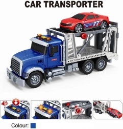 autíčko s odtahovým přívěsem 1:14 s tažným pohonem a světlem