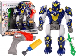 Šroubovací robot s vrtačkou, světly a zvuky – modrý