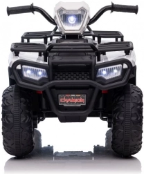 Elektrický dětský čtyřkolka bílý