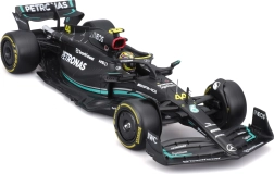 bburago stavebnice modelu mercedes-amg f1 w14 e 1:24 lewis hamilton #44