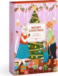 Adventní kalendář puzzle Kočičí Vánoce 12 dní – GALISON