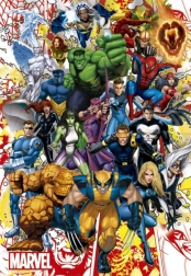 Puzzle MARVEL Hrdinové 500 dílků