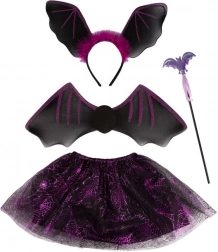 Set netopýr – doplňky pro kostým 3–4 roky