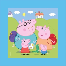 Puzzle s rámečkem PRASÁTKO PEPPA 60 dílků