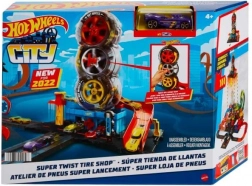 Hot Wheels Město Super Twist Pneuservis