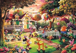 trefl puzzle narozeninová oslava mickey mouse 1000 dílků premium plus