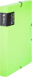 Krabice na dokumenty s gumičkou A4 zelená