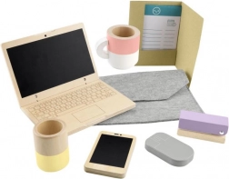 Fisher-Price dřevěná sada práce z domova pro děti (9 dílů)