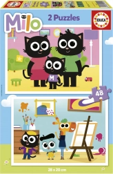 Puzzle Milo 2x48 dílků od EDUCA