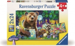 Puzzle Kamarádi z Kouzelného Lesa 2x24 dílků