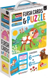 Lisciani vzdělávací puzzle a karty Farma