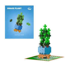 Plus-Plus květina Snake Plant