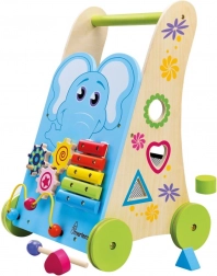 Bino dřevěné aktivní chodítko se slonem