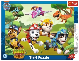 Puzzle Tlapková patrola Úžasné psí triky 25 dílků