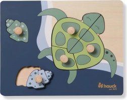 Hauck dřevěné puzzle s úchyty Turtle