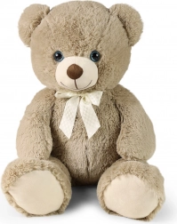 plyšový medvěd cappuccino 78 cm s mašlí RAPPA