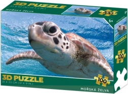 3D puzzle mořská želva