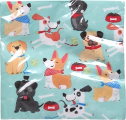 Párty ubrousky PES 33x33 cm, 20 ks