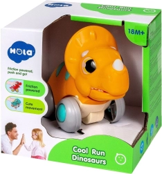 Interaktivní plastový dinosaurus na kolečkách s pohonem a pohybující se čelistí